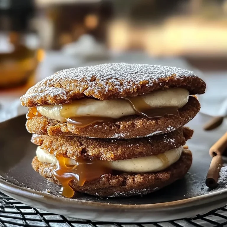 Apple Cider Whoopie Pie Cookies with Caramel