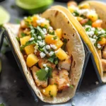 Cilantro-Lime Chicken Tacos with Peach Salsa (30-Minute, One-Pan Meal)