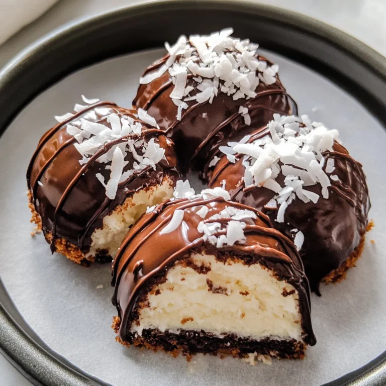 Coconut Dome with Chocolate Spread