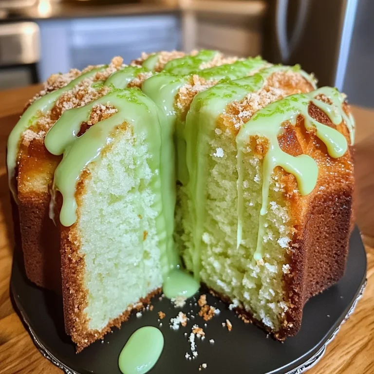 Key Lime Cream Cheese Pound Cake