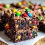 Monster Cookie Fudgy Brownies