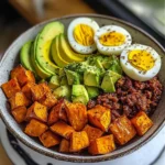 Protein Power Bowl with Sweet Potatoes & Avocado