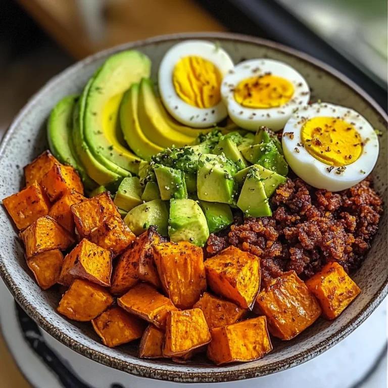 Protein Power Bowl with Sweet Potatoes & Avocado