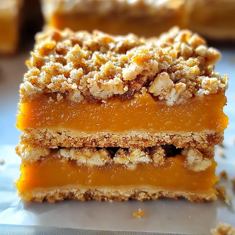Pumpkin Pie Crumble Bars – Easy Fall Dessert Recipe