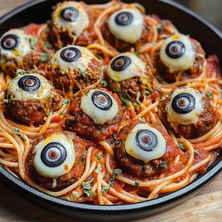 Spooky Spaghetti & Eyeballs