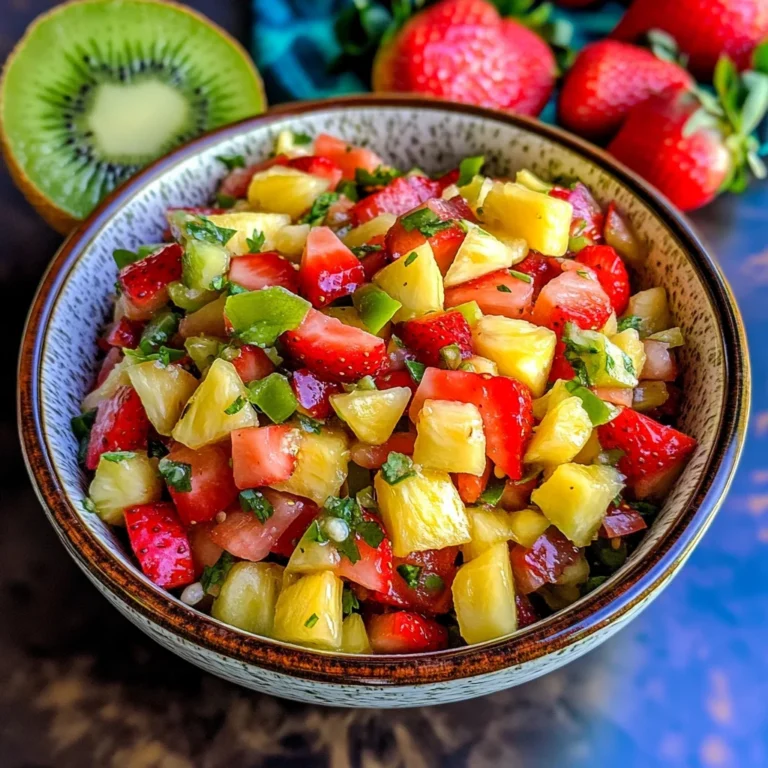 Tangy Pineapple Strawberry Salsa