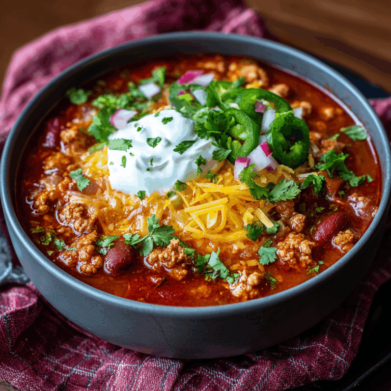Easy Turkey Chili