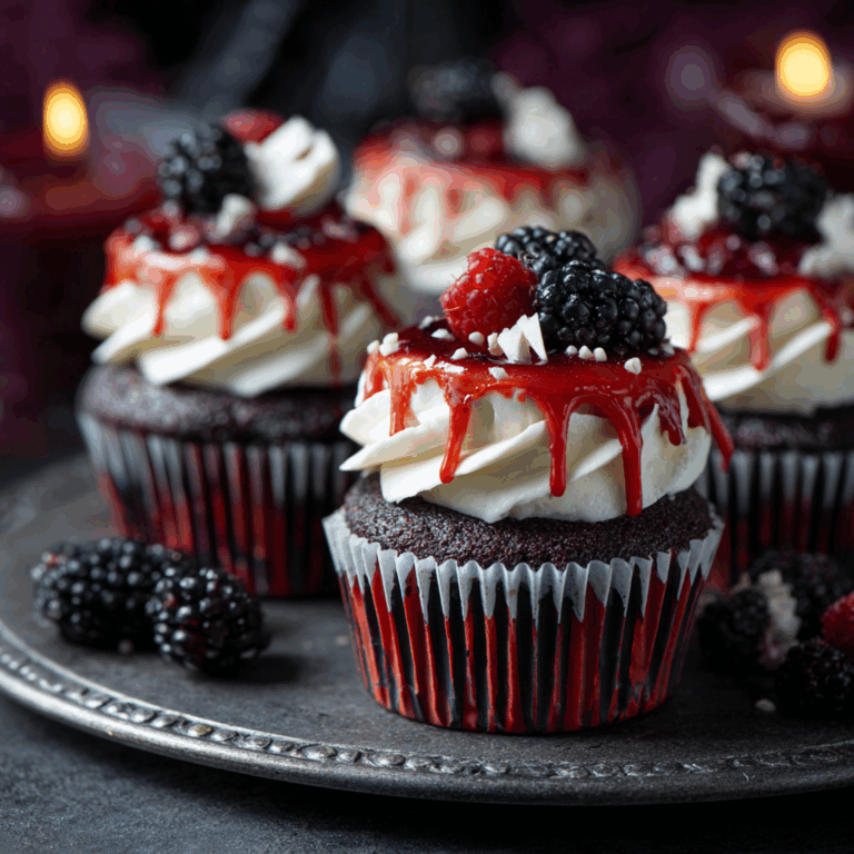Vampire Bite Halloween Cupcakes: A Spooky Delight with a Deliciously Sinister Twist