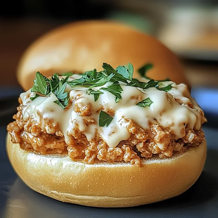 Chicken Alfredo Sloppy Joes: A Delicious Twist on a Classic Favorite