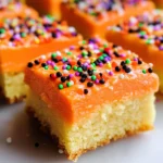 Halloween Frosted Sugar Cookie Bars