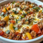 Low Carb Crustless Pizza Bowl