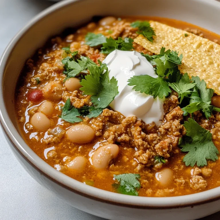 Turkey White Bean Chili